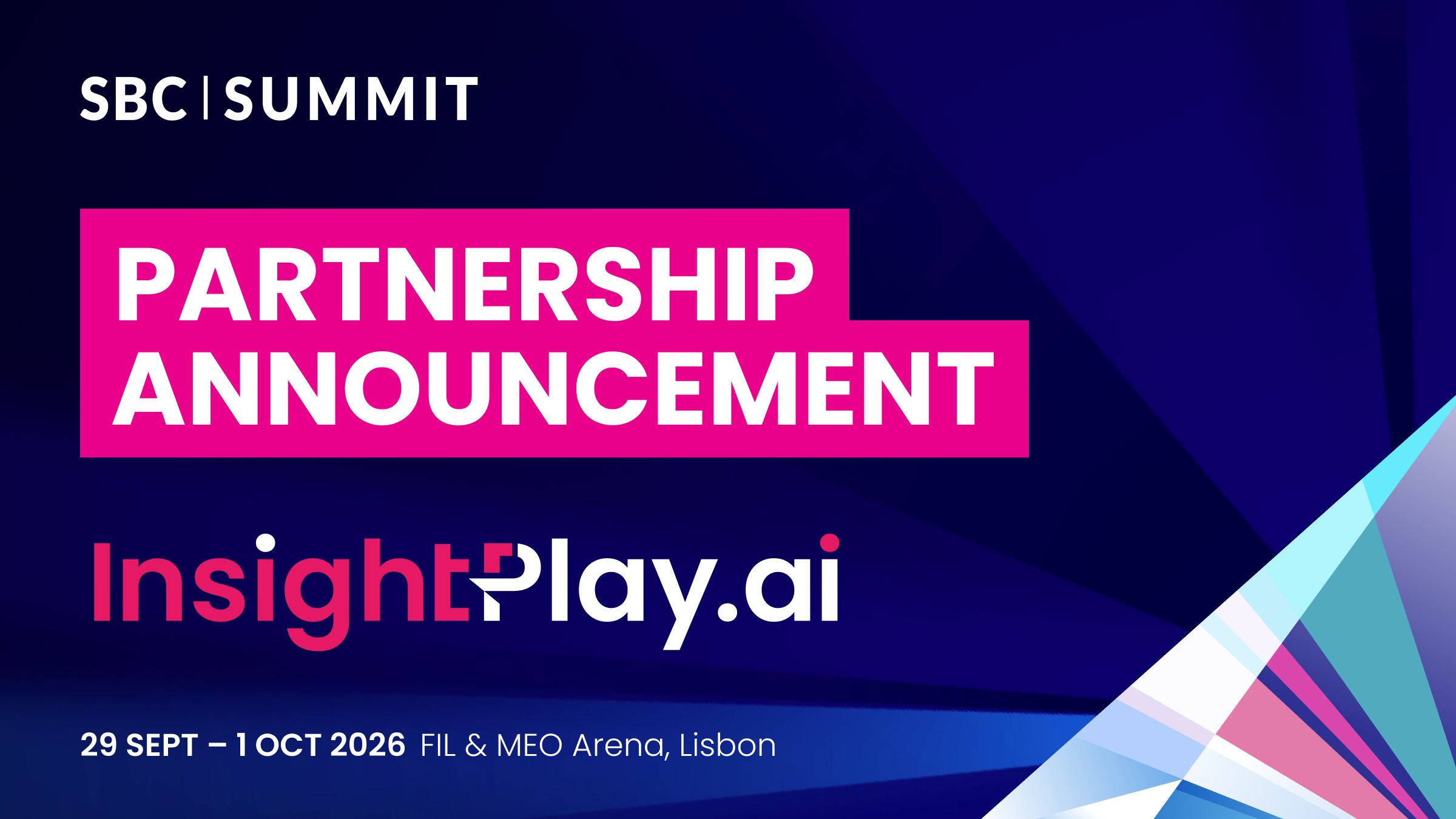 SBC Nombra a InsightPlay.ai Como Su Socio Oficial de Soluciones de IA Para SBC Summit 2026